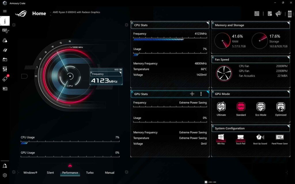 My GPU Is Stuck At Extreme Power Saving Mode In Armoury Crate