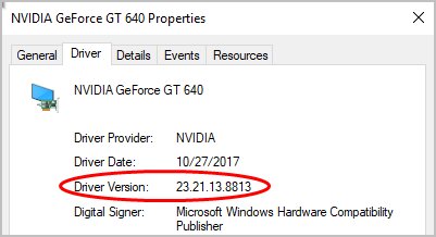 Verify GPU Drivers